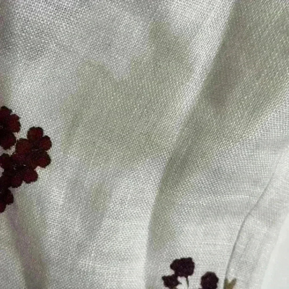 Cara Cara Fairytale Mushroom Border Ivory Bluehill Midi Dress Size 6 - Picture 12 of 15